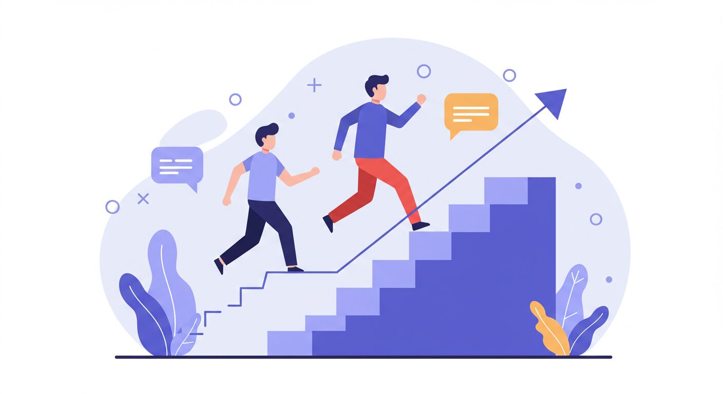 キャリアアップの概念図